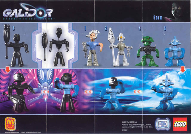 4043 Gorm (McDonald's #3) (Certified) LEGO Galidor