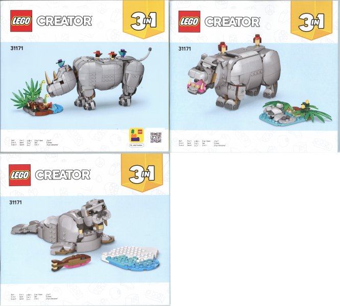 31171 Majestic Rhino (Certified) LEGO Creator