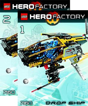 7160 Drop Ship (Used) LEGO HERO Factory