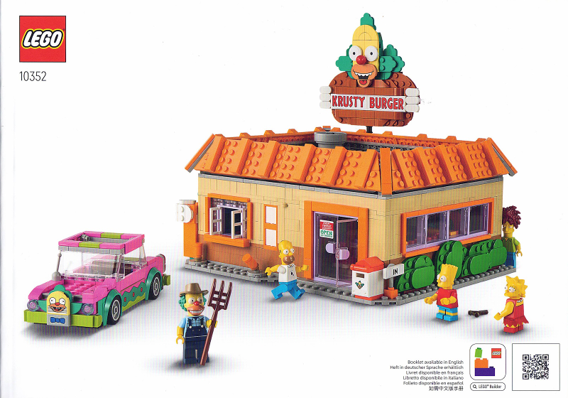 10352 Krusty Burger (Certified) LEGO Icons