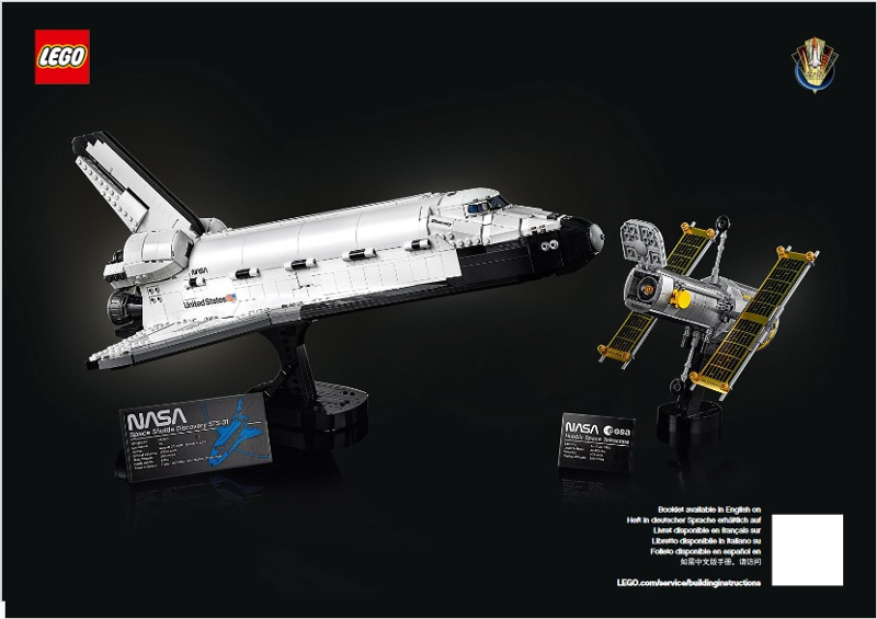 10283 NASA Space Shuttle Discovery (Used) LEGO Icons