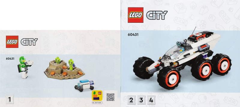 60431 Space Explorer Rover and Alien Life (Certified) LEGO City