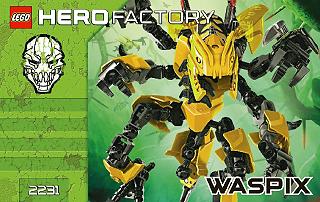 2231 Waspix (Certified) LEGO HERO Factory