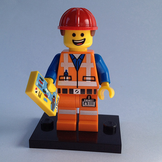 Hard Hat Emmet - The LEGO Movie Series 1 Collectible Minifigure (coltlm-3)