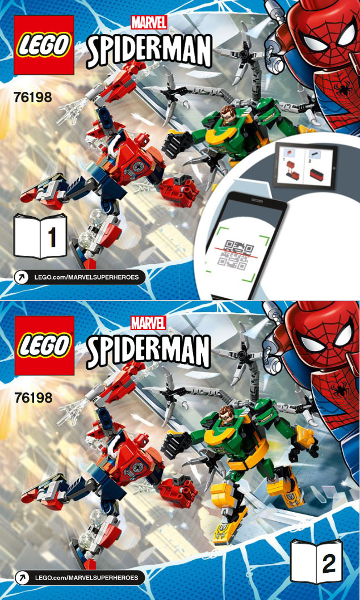 76198 Spider-Man & Doctor Octopus Mech Battle (Certified) LEGO Super Heroes