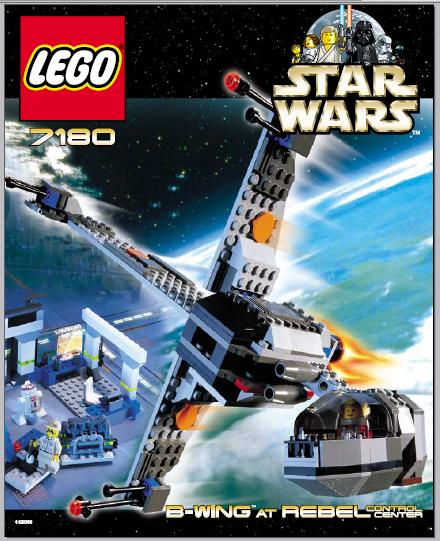 7180 B-Wing at Rebel Control Center (Certified) LEGO Star Wars