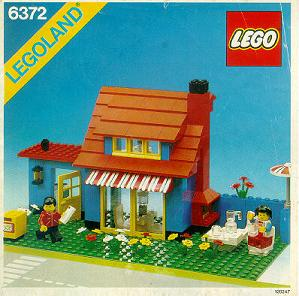 6372 Town House (Used) LEGO Town