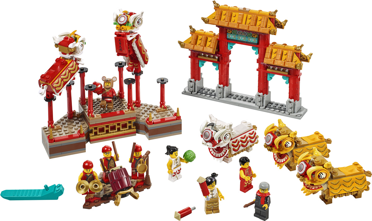 80104 Lion Dance (Retired) LEGO Seasonal