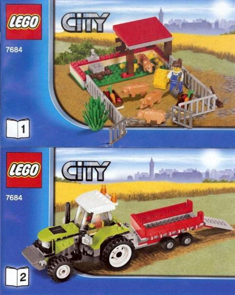 7684 Pig Farm & Tractor (Certified) LEGO City