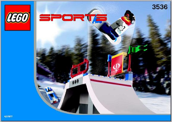 3536 Snowboard Big Air Comp (Certified) LEGO Sports