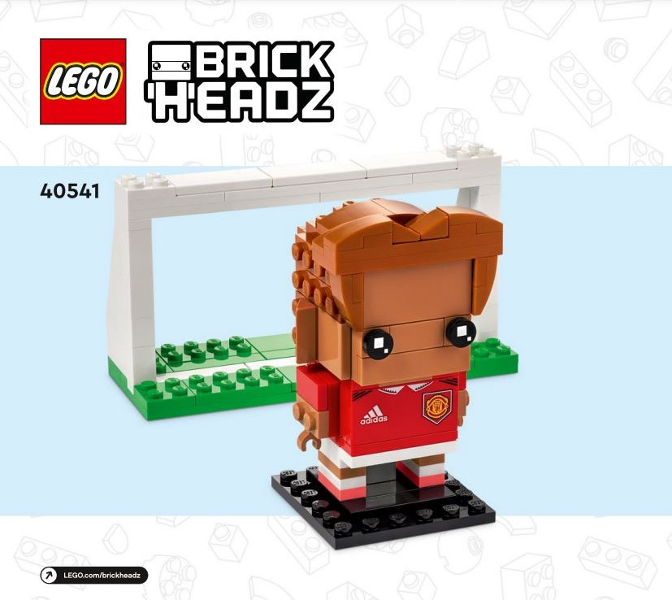 40541 Manchester United Go Brick Me (Certified) LEGO BrickHeadz