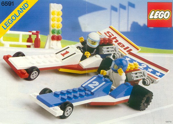 6591 Nitro-Dragsters (Used) LEGO Town