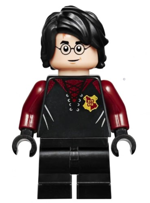 Harry Potter - Black and Dark Red Uniform, Medium Legs (hp176)