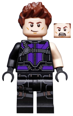 Hawkeye - Black and Dark Purple Suit (sh0302)