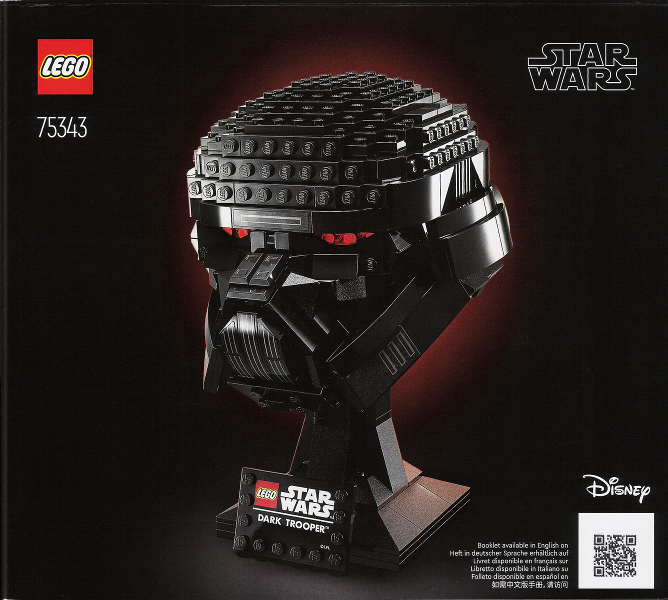 75343 Dark Trooper Helmet (Used) LEGO Star Wars