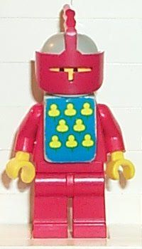 Classic - Yellow Castle Knight Red Cavalry - with Vest Stickers (cas087s)