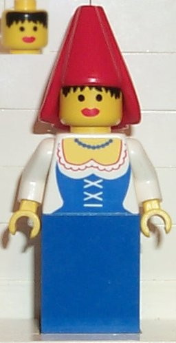 Maiden, Red Cone Hat (cas097)
