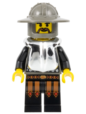 Knights Kingdom I - Helmet and Chrome Silver Armor (cas202)