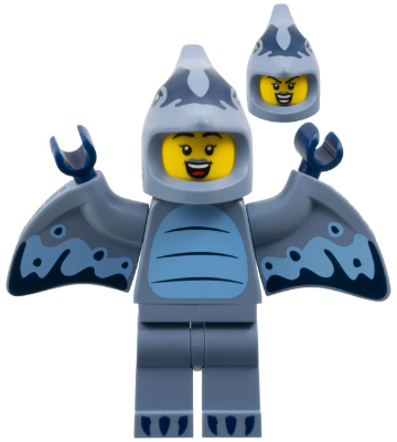 Pterodactyl Costume Fan (Minifigure Only) (col454)
