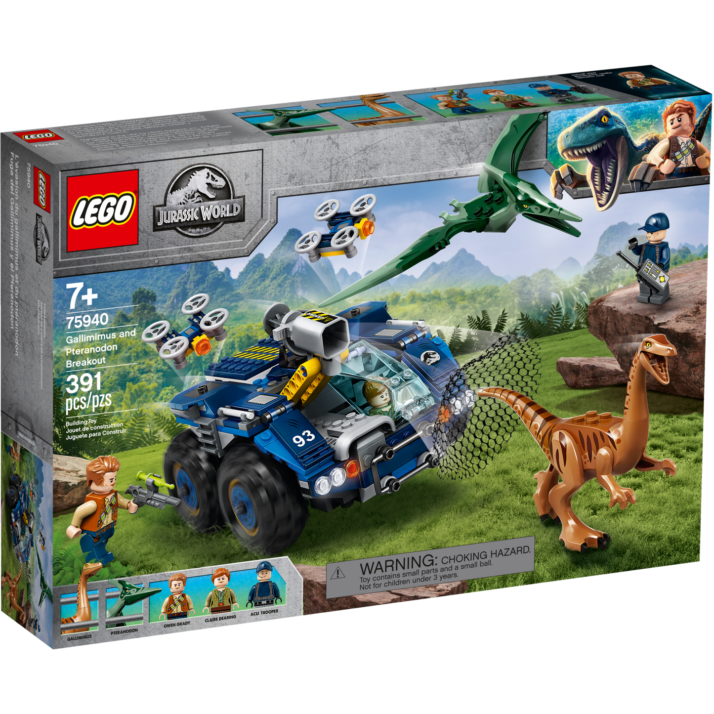 75940 Gallimimus and Pteranodon Breakout (Retired) LEGO Jurassic World