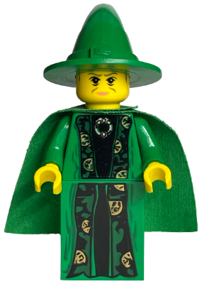 Professor Minerva McGonagall - Green Robe and Cape (hp022)