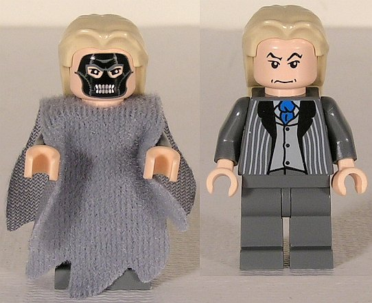 Death Eater (Lucius Malfoy) - Light Bluish Gray Dementor Style Cape (hp073b)