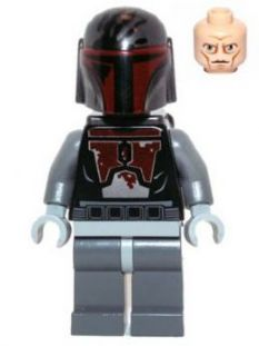 Mandalorian Super Commando - Large Blue Eyes with High Brow Pattern (sw0495)