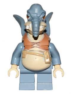 Watto - Sand Blue, Printed Head, Tan Hands (sw0649)