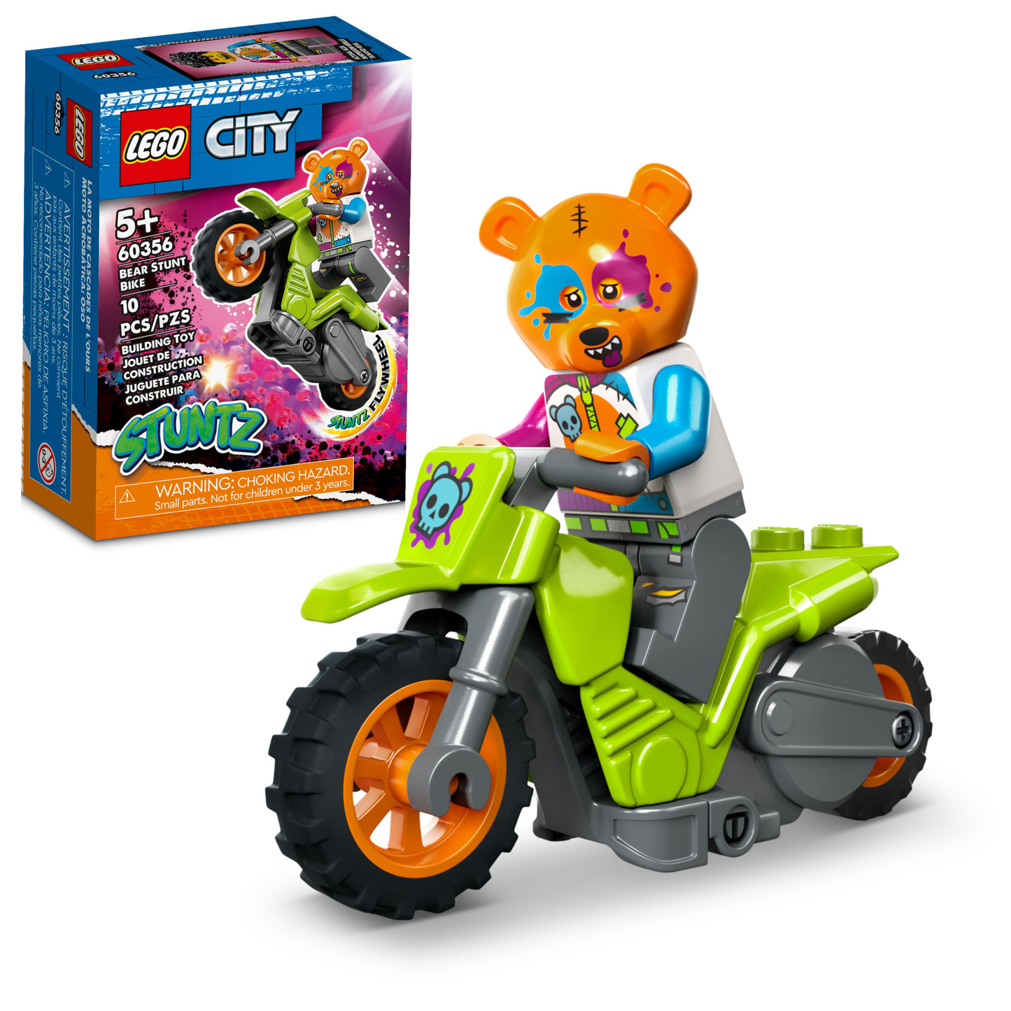 60356 Bear Stunt Bike (Retired) LEGO City