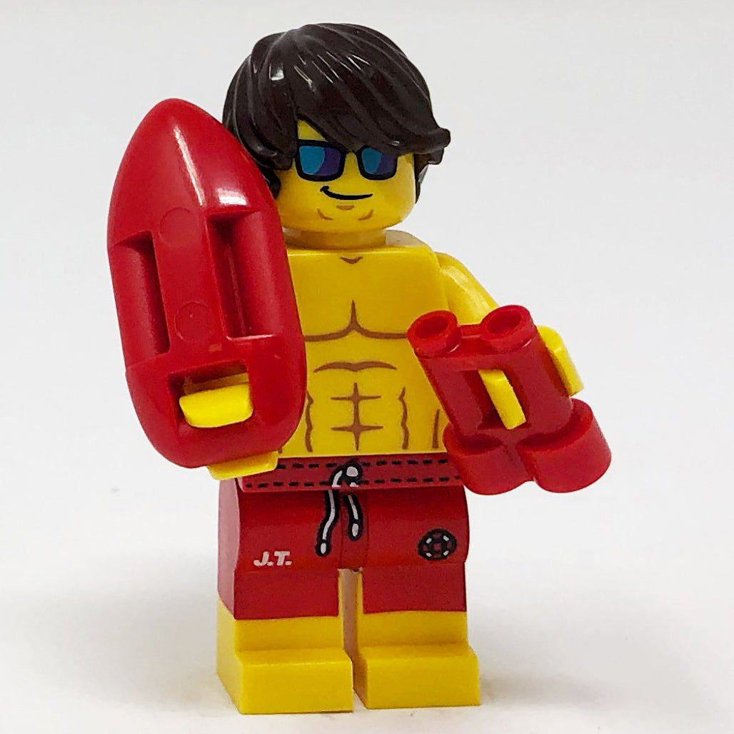 Lifeguard Male LEGO Collectible Series 12 Minifigure Bricks