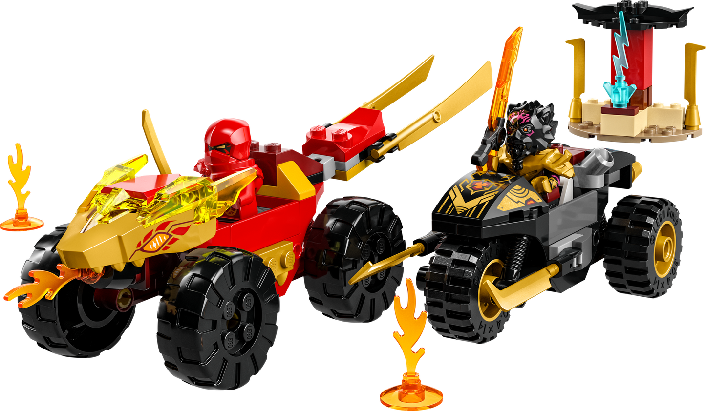 71789 Kai and Ras's Car and Bike Battle