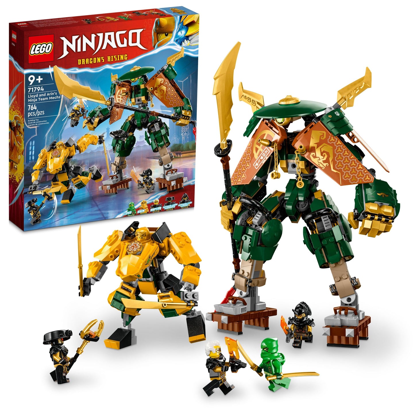 71794 Lloyd and Arin's Ninja Team Mechs