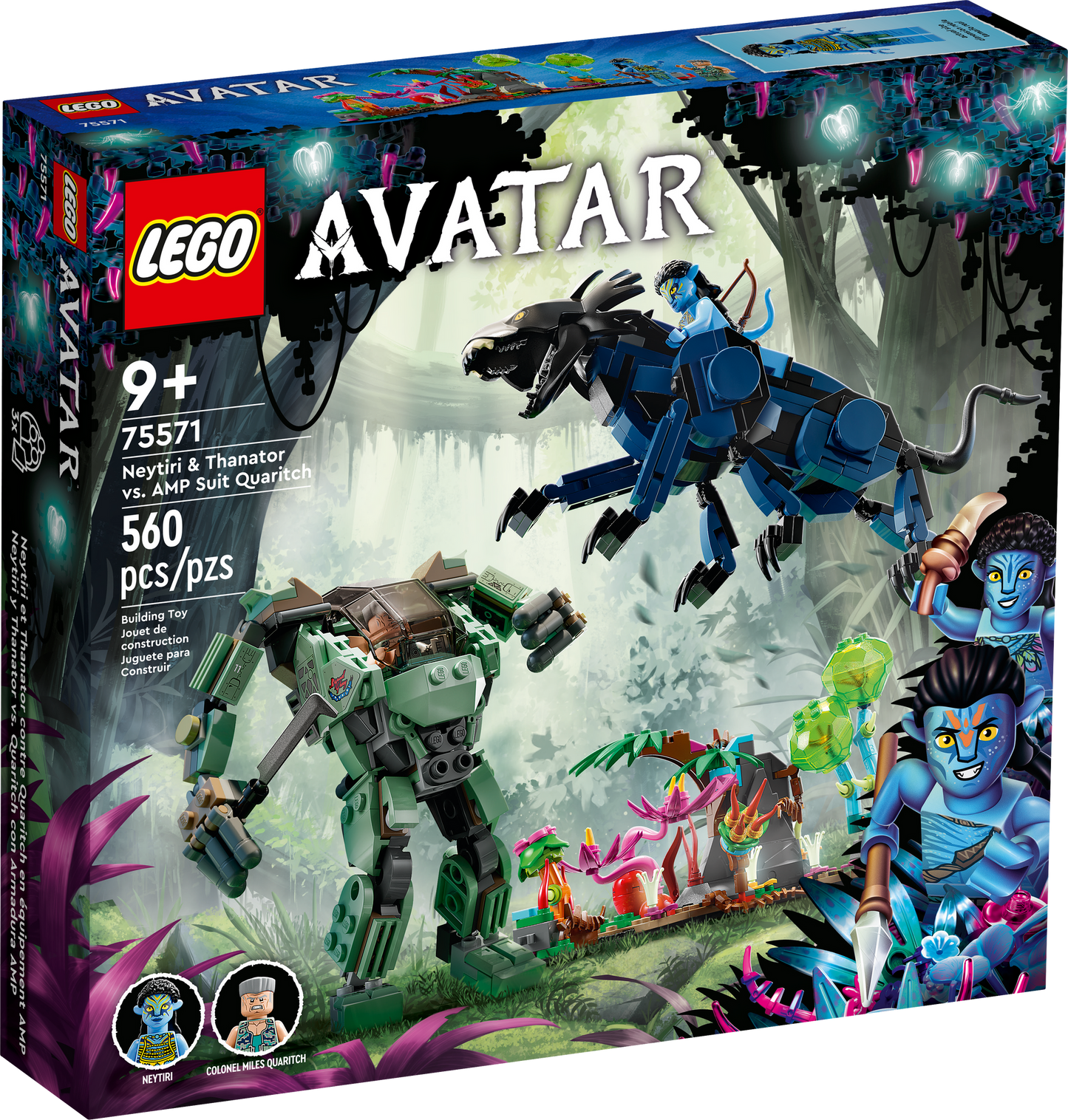75571 Neytiri & Thanator vs. AMP Suit Quaritch (Retired) LEGO Avatar