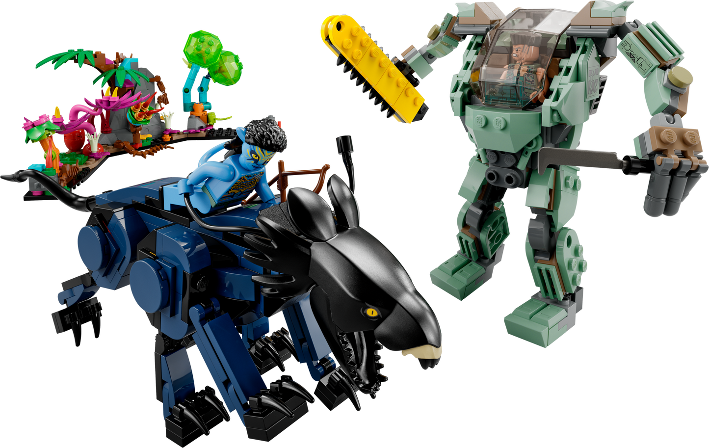 75571 Neytiri & Thanator vs. AMP Suit Quaritch (Retired) LEGO Avatar
