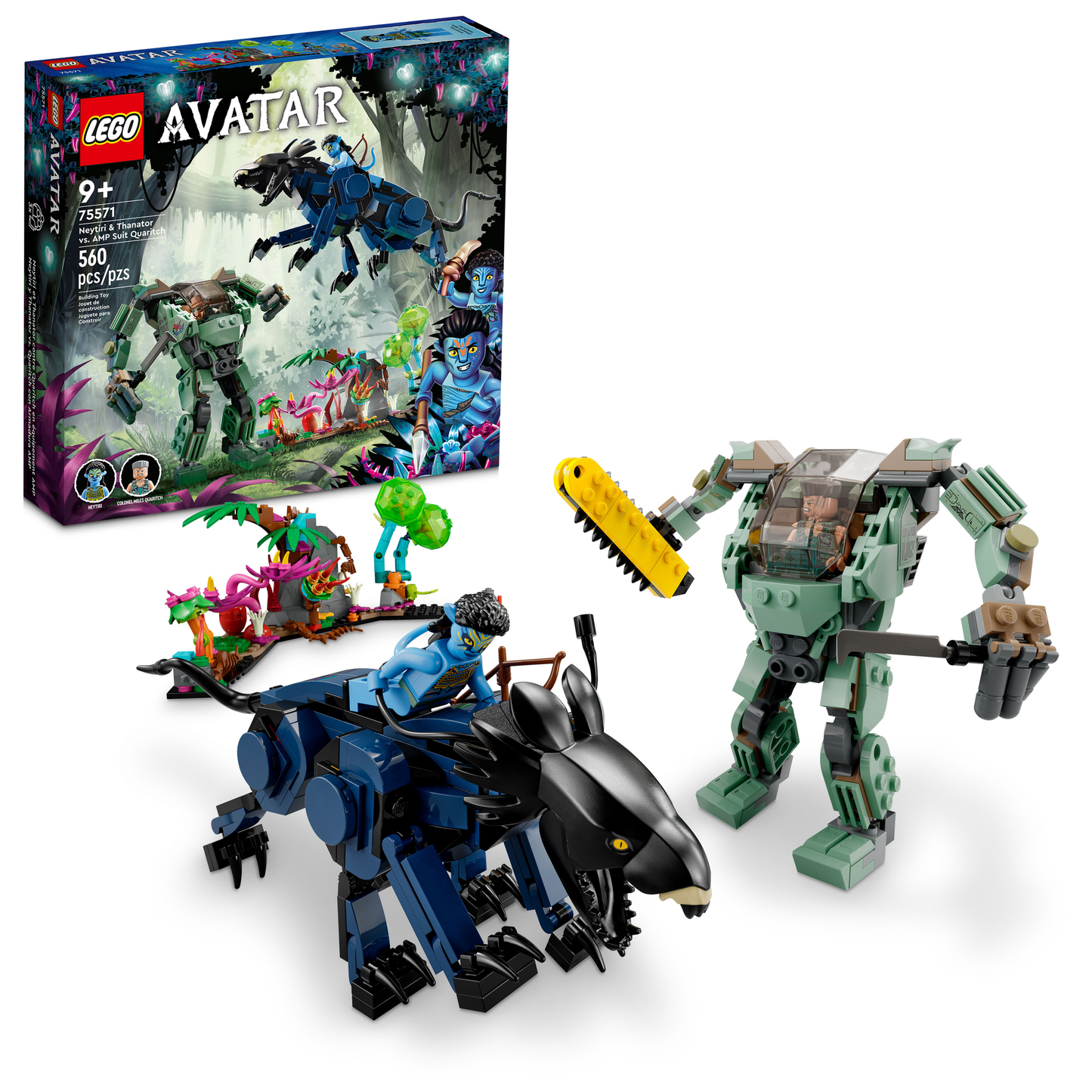 75571 Neytiri & Thanator vs. AMP Suit Quaritch (Retired) LEGO Avatar