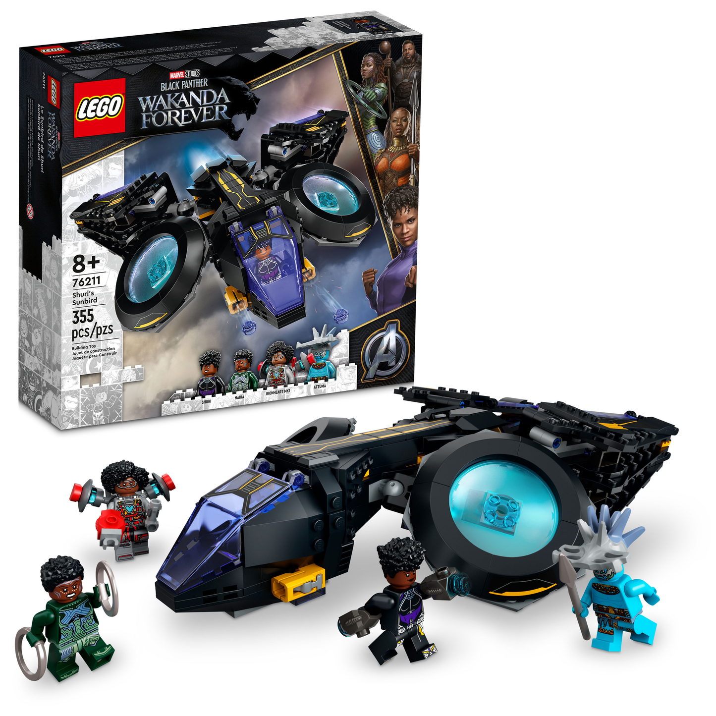76211 Shuri's Sunbird (Retired) LEGO Marvel