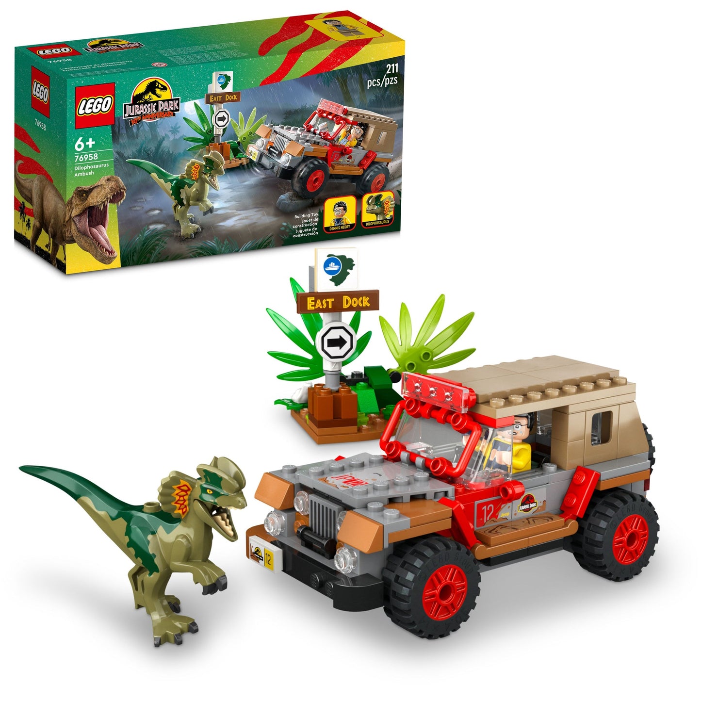 76958 Dilophosaurus Ambush