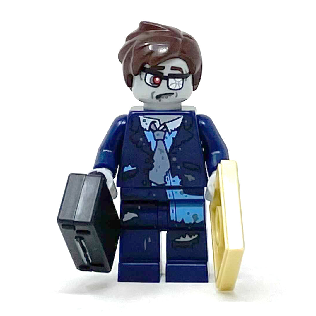 S14 Zombie Businessman - Series 14 Minifigure (col223)