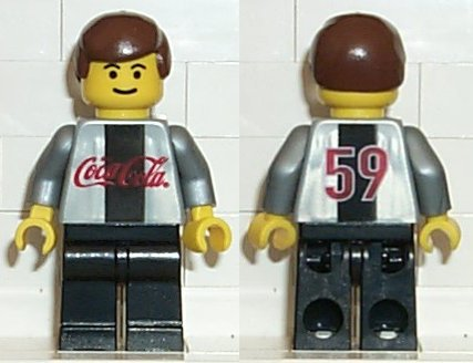 Soccer Player Coca-Cola Secret Player B - Silver (cc4472)