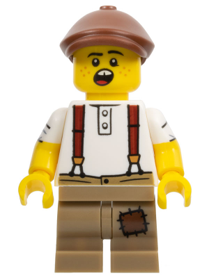 S24 Newspaper Kid - Series 24 Minifigure (col422)