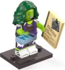 MAR2 She-Hulk - Marvel Series 2 Minifigure (colmar17)