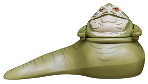 Jabba the Hutt - Olive Green, Tan Face, Dark Tan Wrinkles (sw0402)