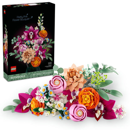 10342 Pretty Pink Flower Bouquet (Retired) LEGO Botanicals