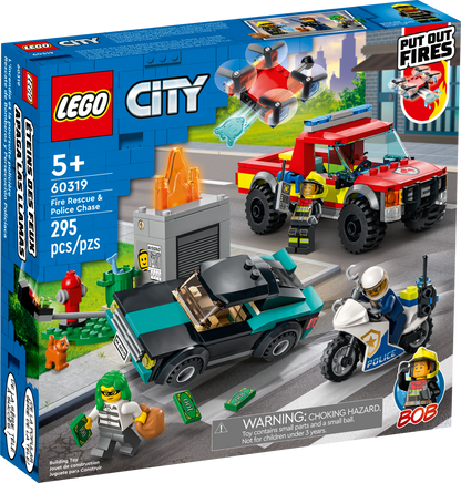 60319 Fire Rescue & Police Chase (Retired) LEGO City