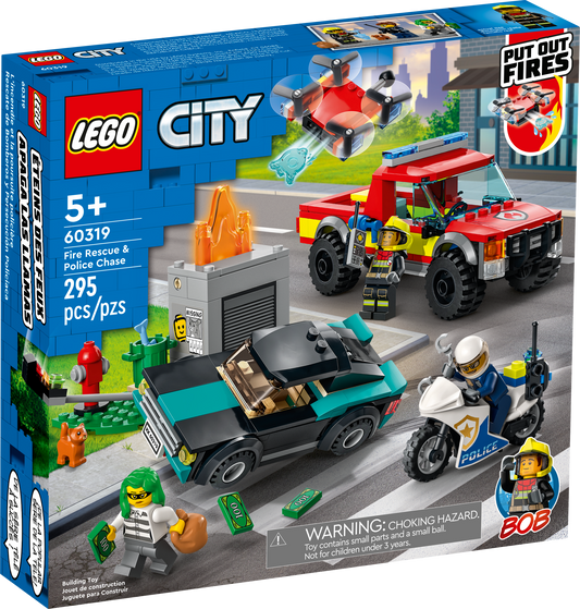 60319 Fire Rescue & Police Chase (Retired) LEGO City