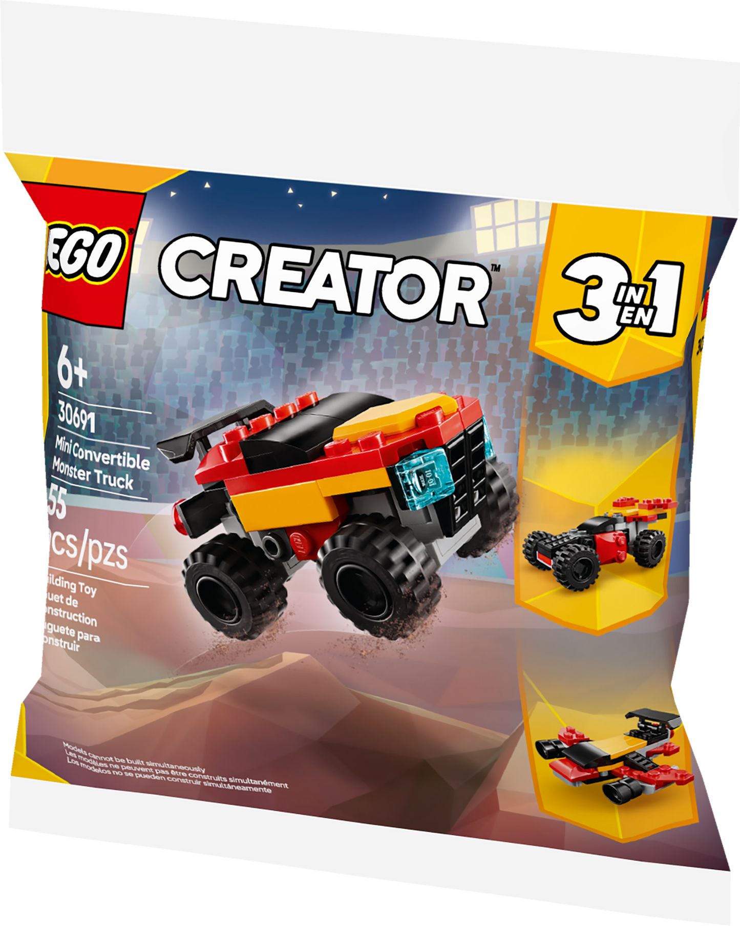 30691 Mini Convertible Monster Truck