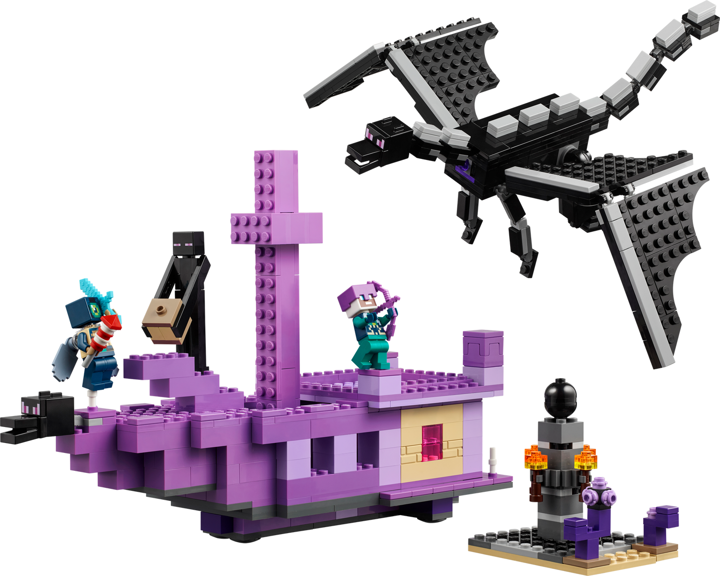 21264 The Ender Dragon and End Ship