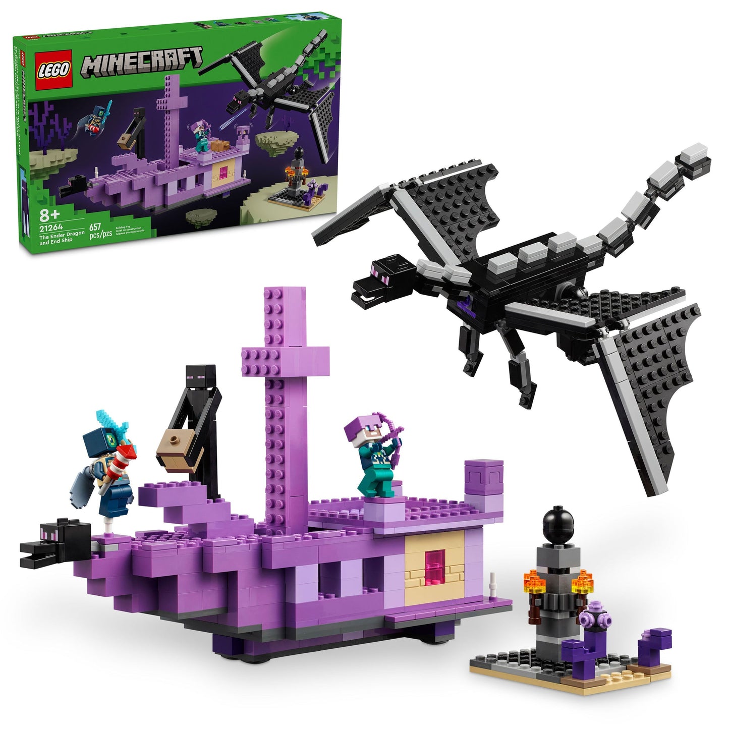 21264 The Ender Dragon and End Ship