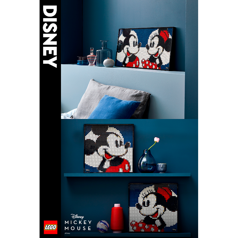 31202 Disney's Mickey Mouse (Retired) LEGO Art