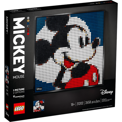 31202 Disney's Mickey Mouse (Retired) LEGO Art